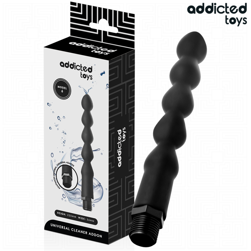 ADDICTED TOYS - NETTOYEUR ANAL AVEC ADAPTATEUR UNIVERSEL MODÈLE 6 ADDICTED TOYS - NETTOYEUR ANAL AVEC ADAPTATEUR UNIVERSEL MODÈLE 6