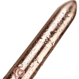 ROCKS-OFF - PROIETTILE VIBRANTE RICARICABILE ROSA DORATA