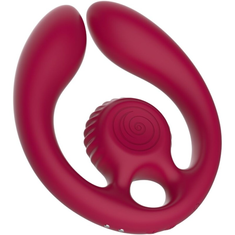 SNAIL VIBE - GIZI DUO STIMULATEUR POUR COUPLES TÉLÉCOMMANDE BOURGOGNE SNAIL VIBE - GIZI DUO STIMULATEUR POUR COUPLES TÉLÉCOMMANDE BOURGOGNE
