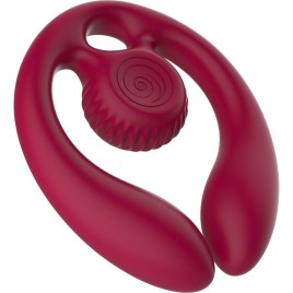 SNAIL VIBE - GIZI DUO COUPLES STIMULATOR REMOTE CONTROL BURGUNDY