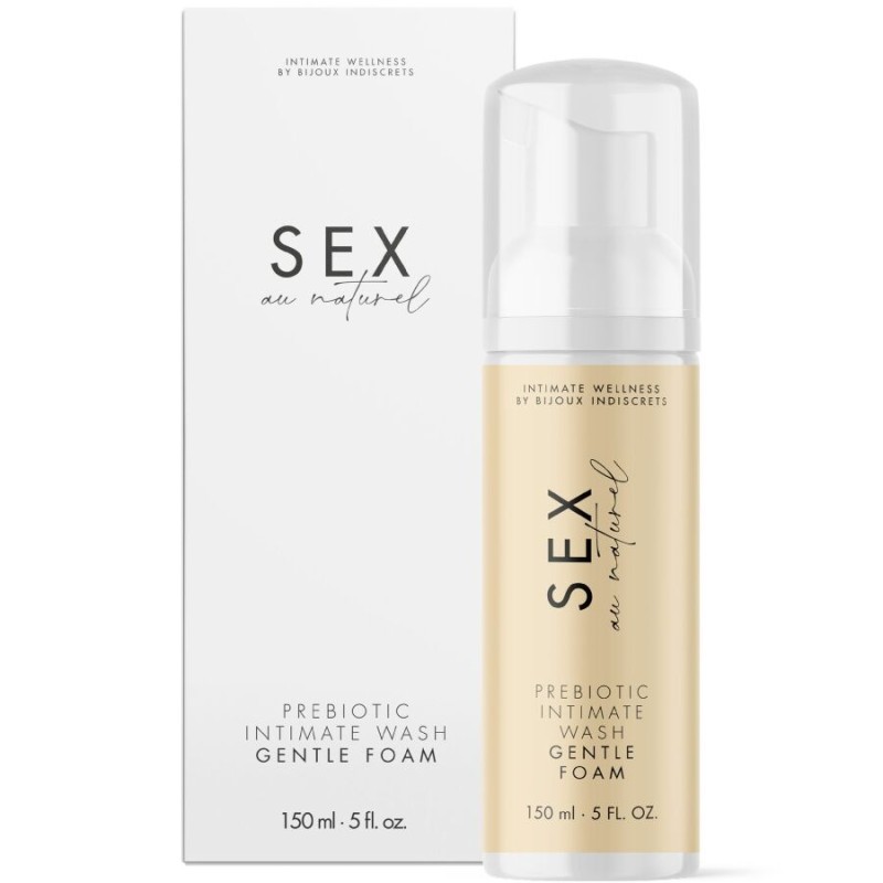 BIJOUX INDISCRETS - SEX AU NATUREL PREBIOTIC INTIMATE GEL WITH FOAM 150 ML BIJOUX INDISCRETS - SEX AU NATUREL PREBIOTIC INTIMATE GEL WITH FOAM 150 ML