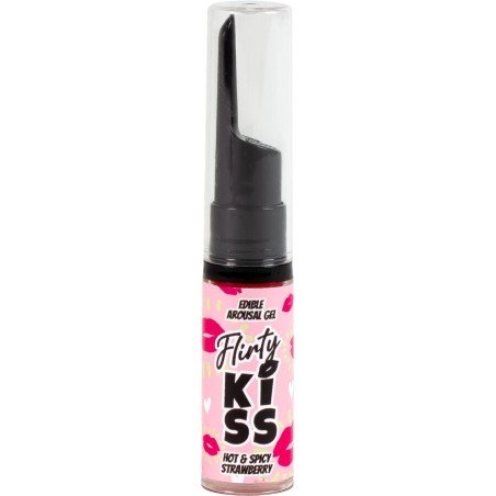 SECRETPLAY - FLIRTY KISS GELS WITH ORAL SEX EFFECTS STRAWBERRY MINT 2 x 8 GR