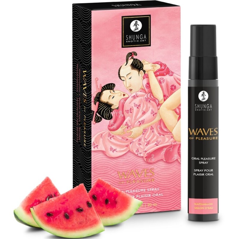 SHUNGA - WAVES PLEASURE SPRAY ORAL SEXUCTIVE WATERMELON 20 ML SHUNGA - WAVES PLEASURE SPRAY ORAL SEXUCTIVE WATERMELON 20 ML