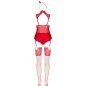LIVCO CORSETTI FASHION - LIMPID SNOWFLAKES LC 90604 BODY + BAS + BANDEAU DE NOËL L/XL LIVCO CORSETTI FASHION - LIMPID SNOWFLAKES LC 90604 BODY + BAS + BANDEAU DE NOËL L/XL