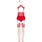 LIVCO CORSETTI FASHION - LIMPID SNOWFLAKES LC 90604 BODY + BAS + BANDEAU DE NOËL L/XL LIVCO CORSETTI FASHION - LIMPID SNOWFLAKES LC 90604 BODY + BAS + BANDEAU DE NOËL L/XL