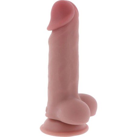 GET REAL - PÉNIS RÉALISTE DE LUXE AVEC TESTICULES EXTRA ÉPAIS DE 17 CM