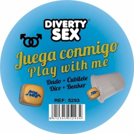 DIABLO PICANTE - DADI DORATI CON POSIZIONI UOMINI E CUBO