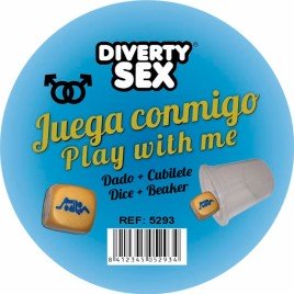 DIABLO PICANTE - DÉ DUR DORÉ AVEC POSITIONS HOMMES ET CUBE