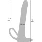 GET REAL - DOUBLE TROUBLE SILICONE ANAL PENETRATOR 16 CM GET REAL - DOUBLE TROUBLE SILICONE ANAL PENETRATOR 16 CM