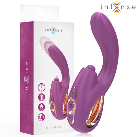 INTENSE - LALI MULTIFUNKTIONS-G-PUNKT-VIBRATOR TAPPING STOSS VIBRATION LILA