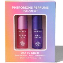 EYE OF LOVE - BLOOM DAY TO NIGHT COFFRET DE PARFUM ROLL-ON AUX PHÉROMONES 2 X 5 ML