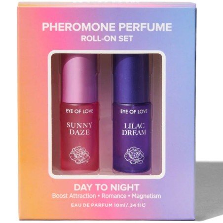 EYE OF LOVE - BLOOM DAY TO NIGHT PHEROMONE ROLL-ON PERFUME SET 2 X 5 ML