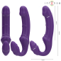INTENSE - JILL DOUBLE VIBRATOR 20 CM PURPLE REMOTE CONTROL INTENSE - JILL DOUBLE VIBRATOR 20 CM PURPLE REMOTE CONTROL