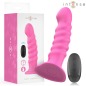 INTENSE - CINDY VIBRATOR SIZE L SPIRAL DESIGN 10 VIBRATIONS PINK REMOTE CONTROL