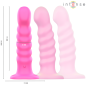 INTENSE - CINDY VIBRATEUR TAILLE L DESIGN SPIRALE 10 VIBRATIONS ROSE TÉLÉCOMMANDE INTENSE - CINDY VIBRATEUR TAILLE L DESIGN SPIRALE 10 VIBRATIONS ROSE TÉLÉCOMMANDE