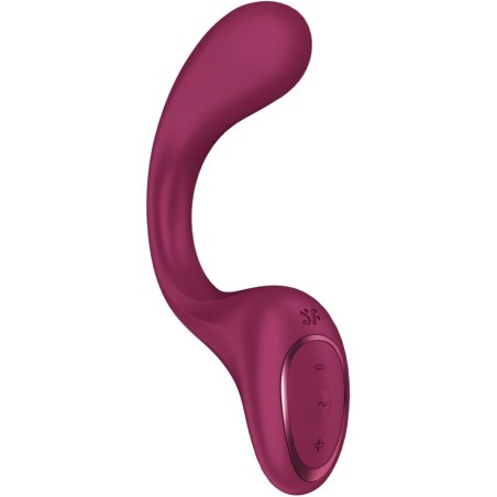 SATISFYER - G FOR GODDESS 2 BOUTEILLE VIBRATEUR LAPIN BORDEAUX