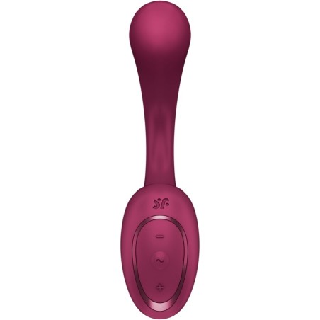SATISFYER - G PER DEA 2 VIBRATORE CONIGLIO BOTTIGLIA BORDEAUX
