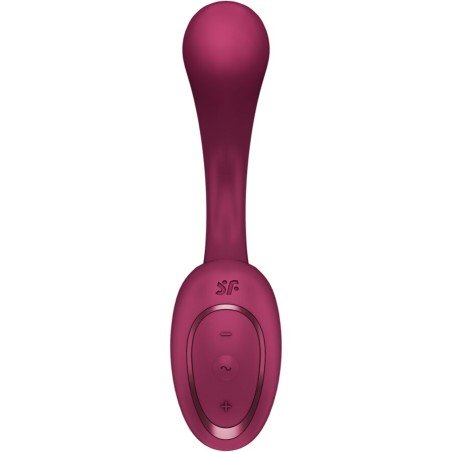 SATISFYER - G PER DEA 2 VIBRATORE CONIGLIO BOTTIGLIA BORDEAUX