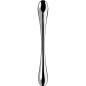 SATISFYER - COSMIC CREST 1 STAINLESS STEEL DOUBLE-ENDED DILDO SATISFYER - COSMIC CREST 1 STAINLESS STEEL DOUBLE-ENDED DILDO