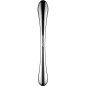 SATISFYER - COSMIC CREST 1 GODEMICHET DOUBLE EXTRÉMITÉ EN ACIER INOXYDABLE SATISFYER - COSMIC CREST 1 GODEMICHET DOUBLE EXTRÉMITÉ EN ACIER INOXYDABLE