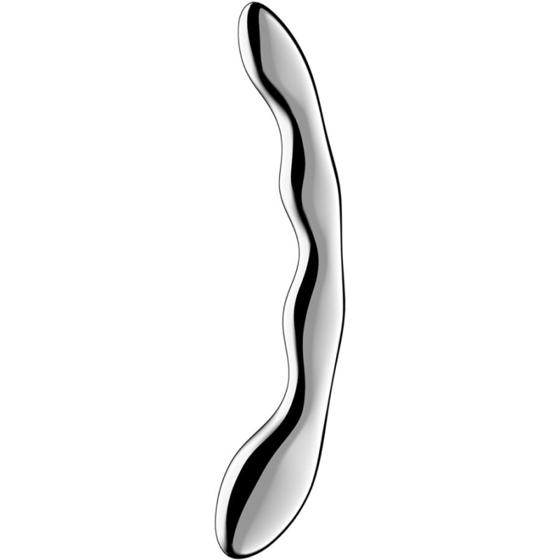 SATISFYER - COSMIC CREST 2 DOPPELDILDO AUS EDELSTAHL SATISFYER - COSMIC CREST 2 DOPPELDILDO AUS EDELSTAHL