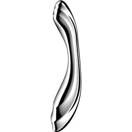 SATISFYER - PURE GRAVITY 2 STAINLESS STEEL DOUBLE-ENDED DILDO