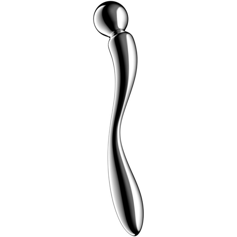 SATISFYER - DILDO A DOPPIA ESTREMITÀ IN ACCIAIO INOX STAR FORCE 2 SATISFYER - DILDO A DOPPIA ESTREMITÀ IN ACCIAIO INOX STAR FORCE 2