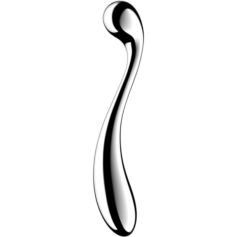 SATISFYER - STAR FORCE 4 STAINLESS STEEL DOUBLE-ENDED DILDO SATISFYER - STAR FORCE 4 STAINLESS STEEL DOUBLE-ENDED DILDO