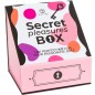 SECRET PLAY - PLEASURES BOX PER COPPIE: DADI + PROIETTILE VIBRANTE + PENNA CON PIUMA SECRET PLAY - PLEASURES BOX PER COPPIE: DADI + PROIETTILE VIBRANTE + PENNA CON PIUMA